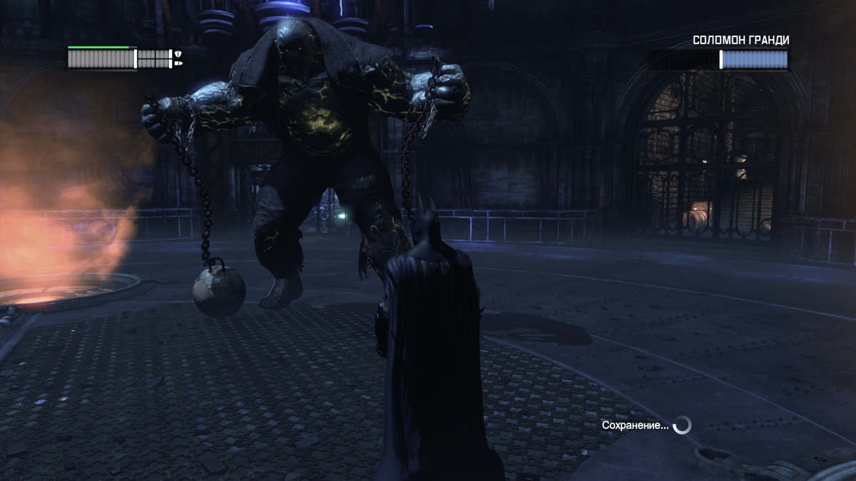 Batman: Arkham City (Windows) screenshot: Solomon Grundy, Born on a Monday