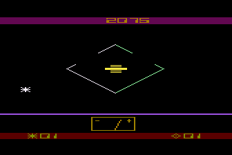 Alpha Shield (Atari 8-bit) screenshot: The Shield Expands