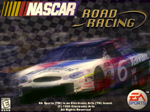 NASCAR Road Racing (Windows) screenshot: The game's title screen