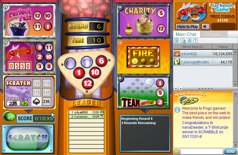 Screenshot of Lottso! (Browser, 2005) MobyGames