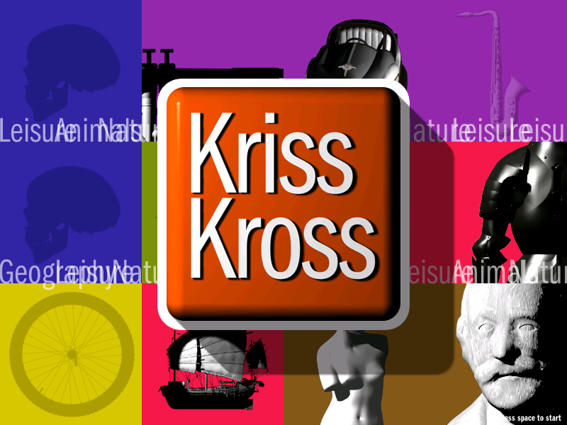 Kriss Kross (Windows) screenshot: Title screen