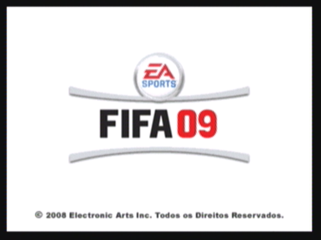 FIFA Soccer 09 (Zeebo) screenshot: Title screen.