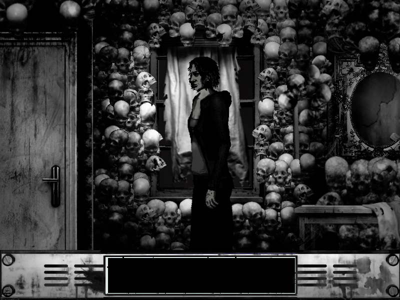 The Cat Lady (Windows) screenshot: Susan's house is transformed in a macabre way.