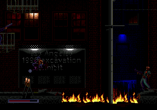 Demolition Man (Genesis) screenshot: Fire level