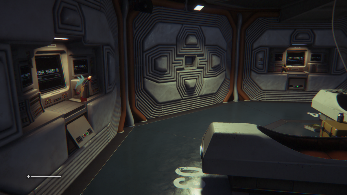 Alien: Isolation (Windows) screenshot: Cryo sleep chamber