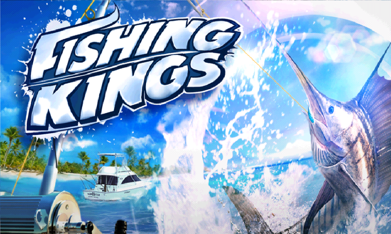 Fishing Kings (Android) screenshot: Title screen