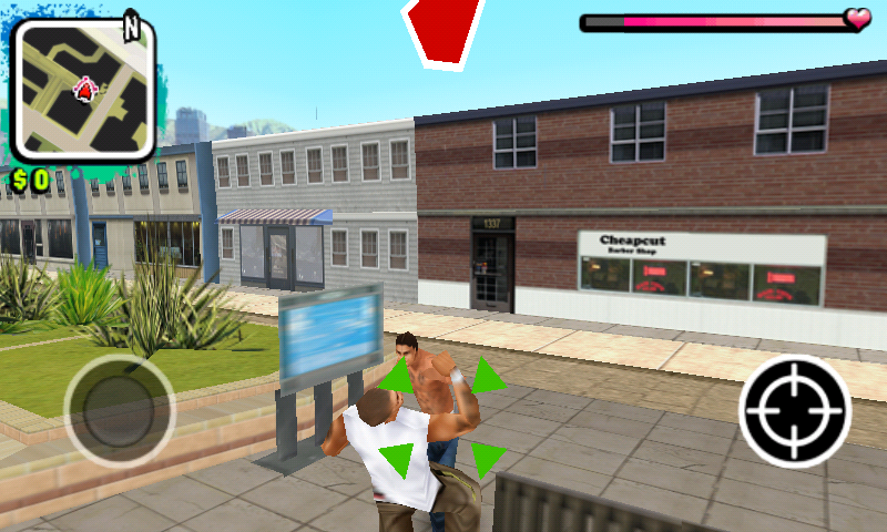 Gang$tar: West Coast Hustle (Android) screenshot: Hand to hand combat