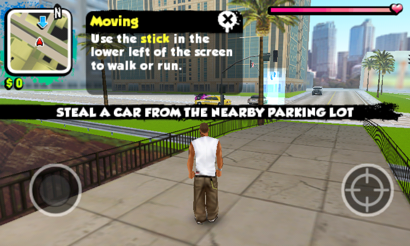 Gang$tar: West Coast Hustle (Android) screenshot: Starting out