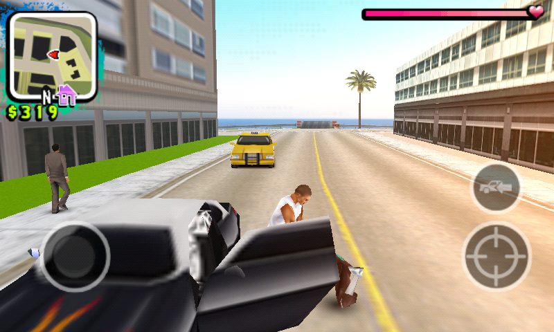 Gang$tar: West Coast Hustle (Android) screenshot: Stealing a car