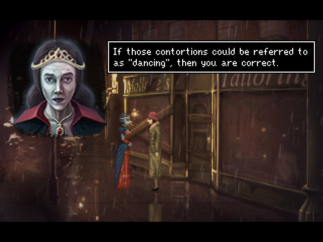 The Blackwell Epiphany (Windows) screenshot: There are two brief flashbacks to 1931...