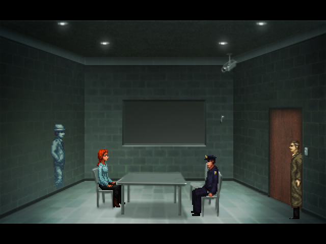 The Blackwell Epiphany (Windows) screenshot: Visiting some old friends from the police