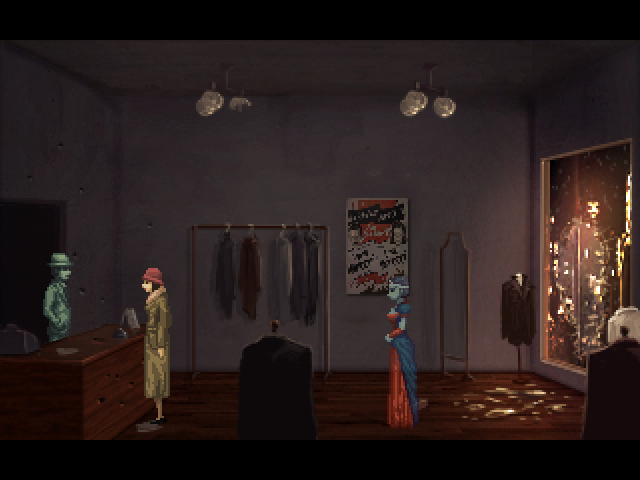 The Blackwell Epiphany (Windows) screenshot: ...which explore the past of some major characters