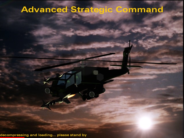 Advanced Strategic Command (DOS) screenshot: Loading screen