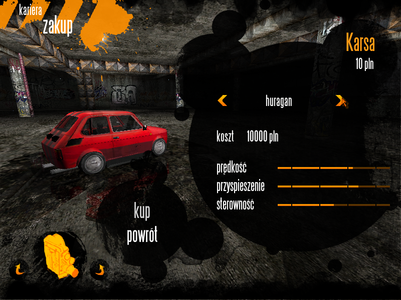 Bambino Rally 3 (Windows) screenshot: Huragan model