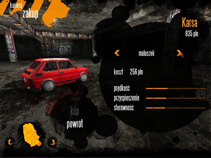 Bambino Rally 3 (Windows) screenshot: Standard model
