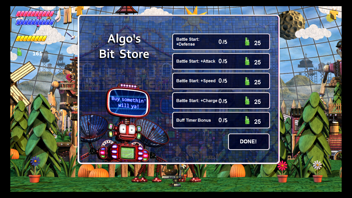 The Desolate Hope (Windows) screenshot: Algo, a shopkeeper