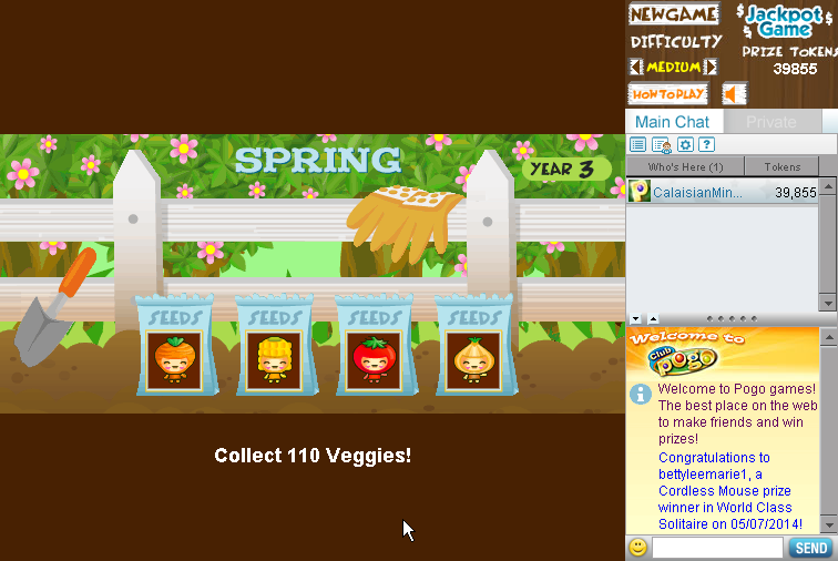 Harvest Mania (Browser) screenshot: New season goal.
