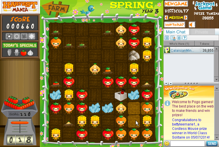 Screenshot of Harvest Mania (Browser, 2005) - MobyGames