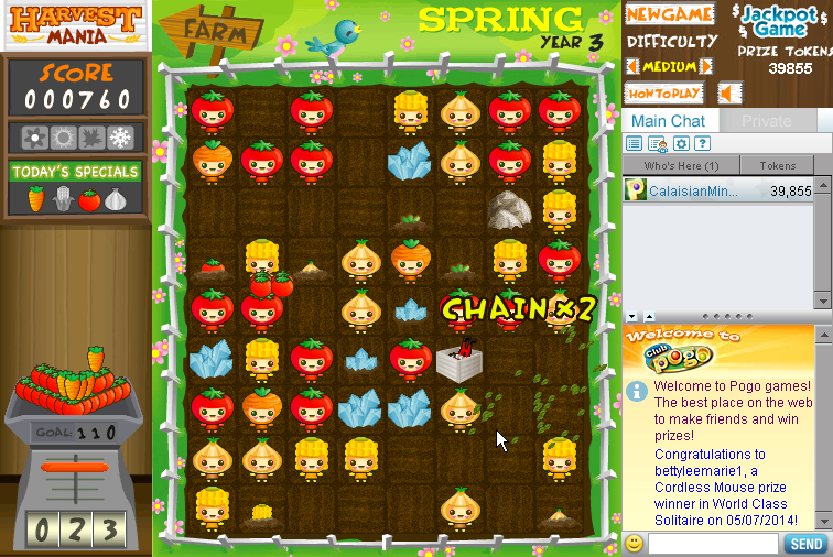 Screenshot of Harvest Mania (Browser, 2005) - MobyGames