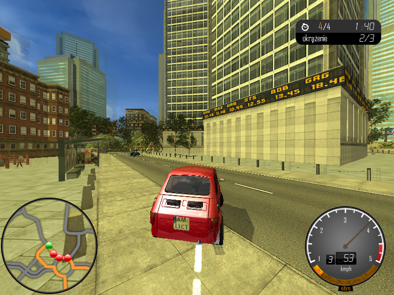 Bambino Rally 3 (Windows) screenshot: Using nitro booster