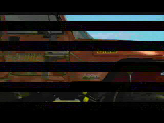 Thunder Truck Rally (DOS) screenshot: Intro video (II)