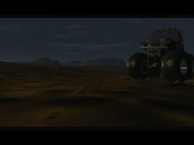 Thunder Truck Rally (DOS) screenshot: Intro video (I)