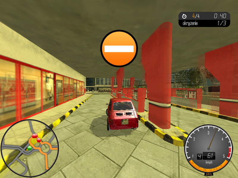Bambino Rally 3 (Windows) screenshot: Wrong way