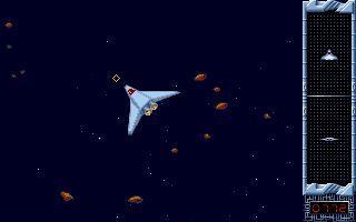 Eagle's Rider (Amiga) screenshot: Flying around