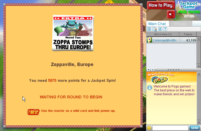 PoppaZoppa (Browser) screenshot: Worst name for a city.