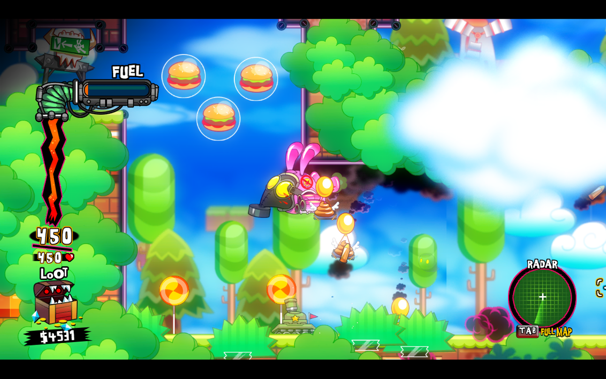 Screenshot of Hell Yeah!: Wrath of the Dead Rabbit (Windows, 2012 ...