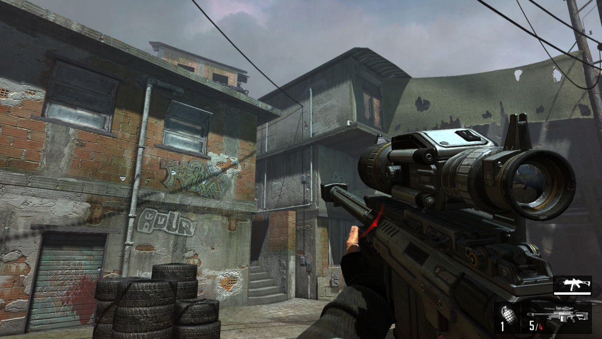 F.3.A.R. (Windows) screenshot: This looks like a "favela" (Portuguese for slum).