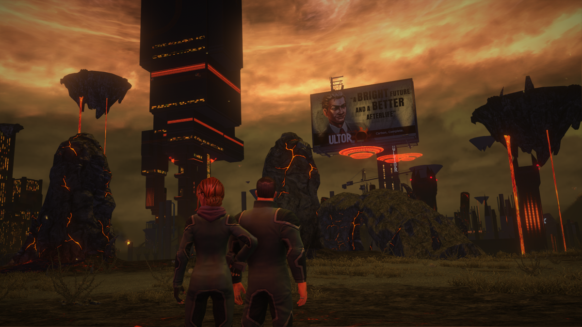 Saints Row: Gat Out of Hell (Windows) screenshot: Welcome to Hell