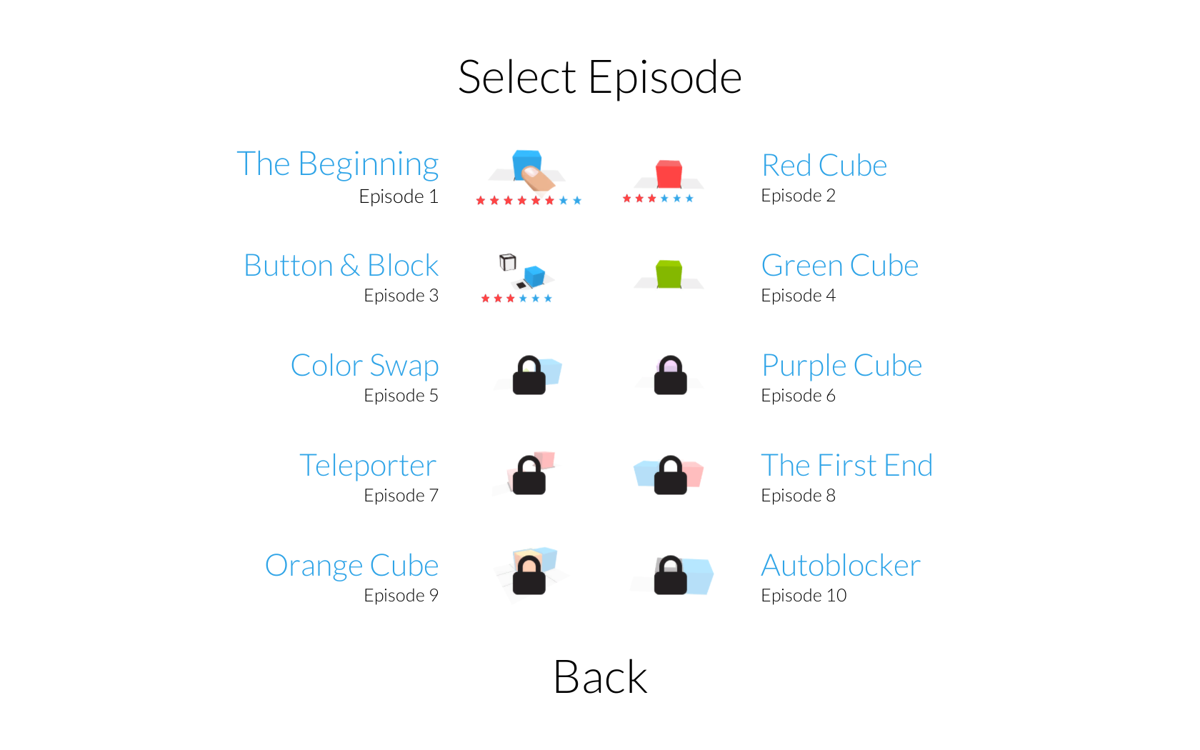 Cubot (Windows) screenshot: Episode progress