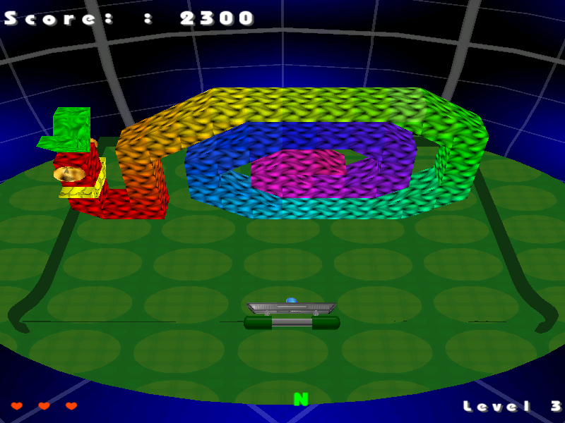 Magic Ball (Windows) screenshot: Start of level 3