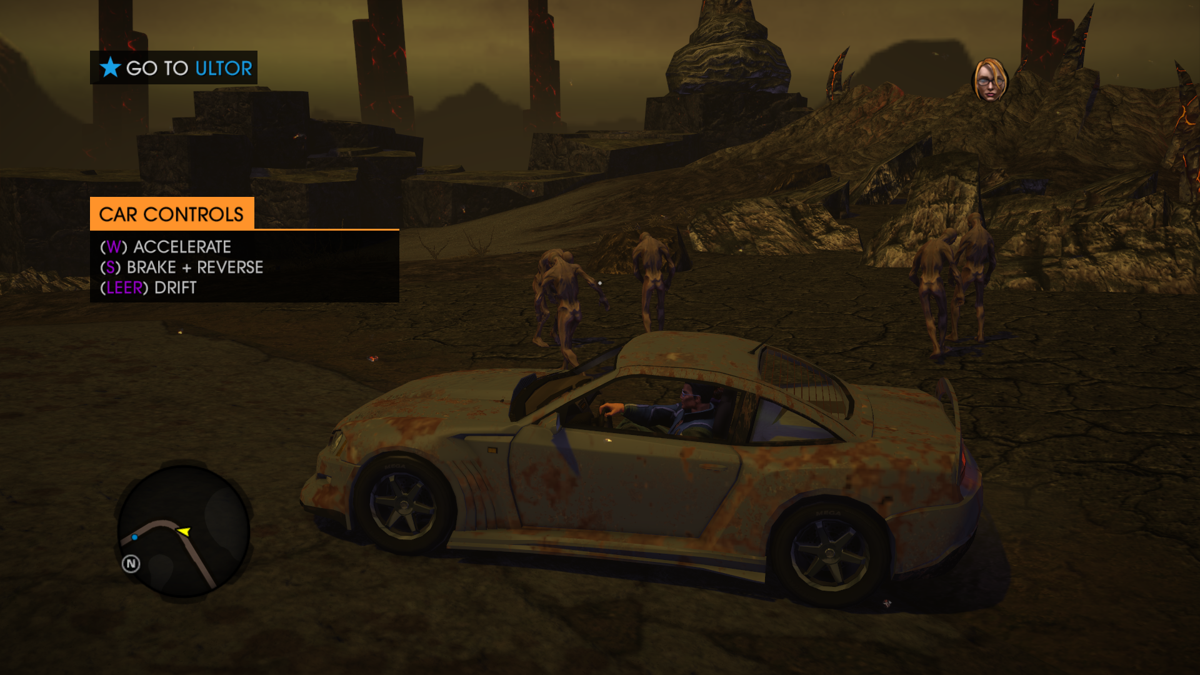 Saints Row: Gat Out of Hell (Windows) screenshot: The player can still use cars, but this is made relatively pointless because of...