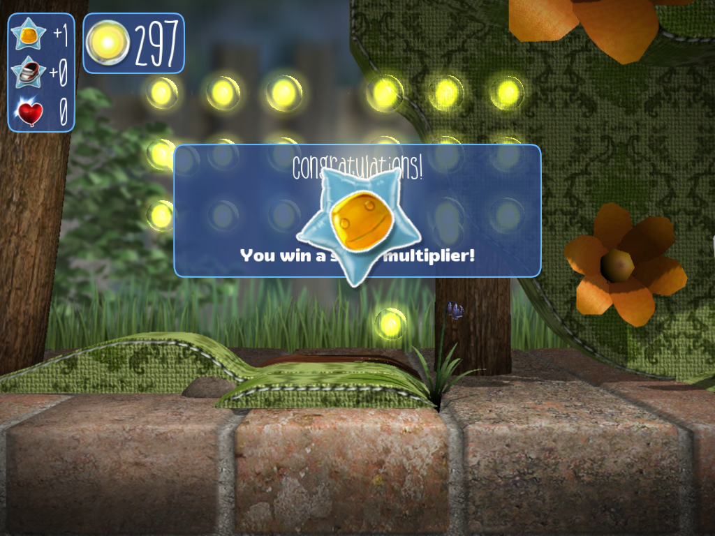 Screenshot of Run Sackboy! Run! (iPad, 2014) - MobyGames