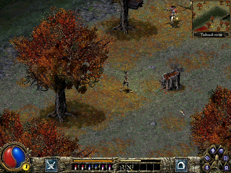 Dao Jian Feng Mo Lu 2 (Windows) screenshot: The game looks dated for 2003, but still has its own charm.