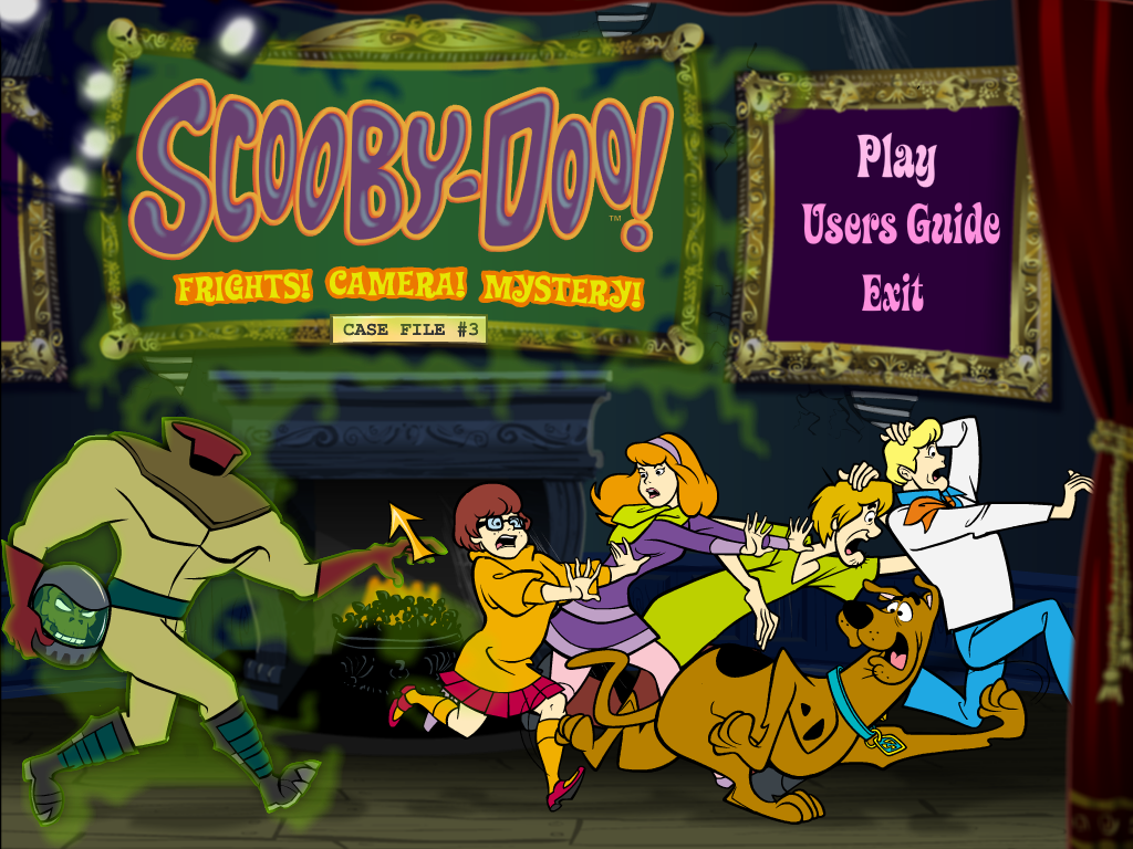 Scooby-Doo!: Case File #3 - Frights! Camera! Mystery! (Windows) screenshot: Introduction screen