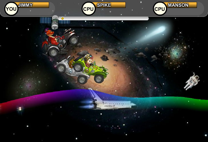 Screenshot of Monkey Kart (Browser, 2007) - MobyGames