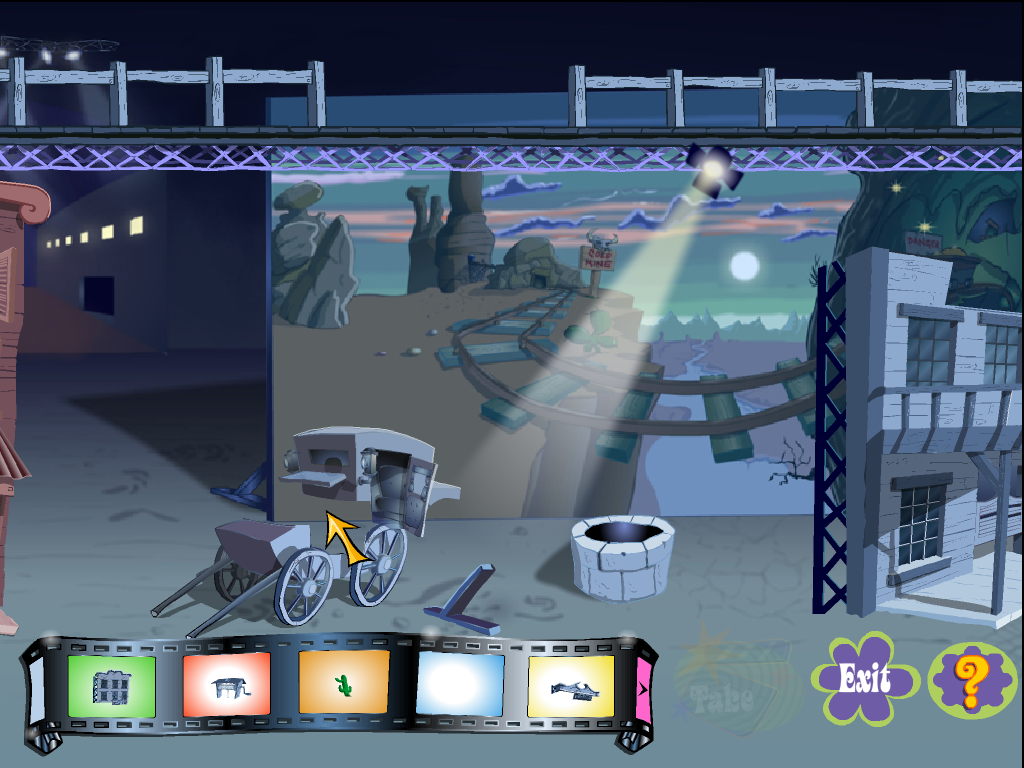 Scooby-Doo!: Case File #3 - Frights! Camera! Mystery! (Windows) screenshot: Mini game - frights camera creeps
