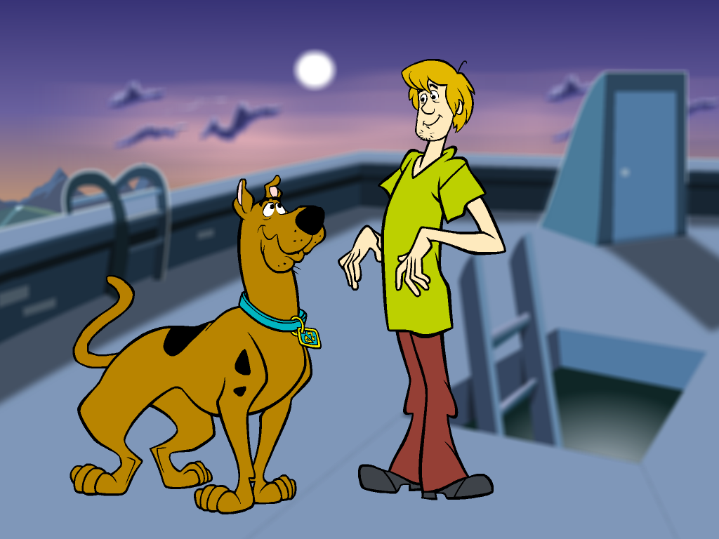 Scooby-Doo!: Case File #3 - Frights! Camera! Mystery! (Windows) screenshot: On the roof