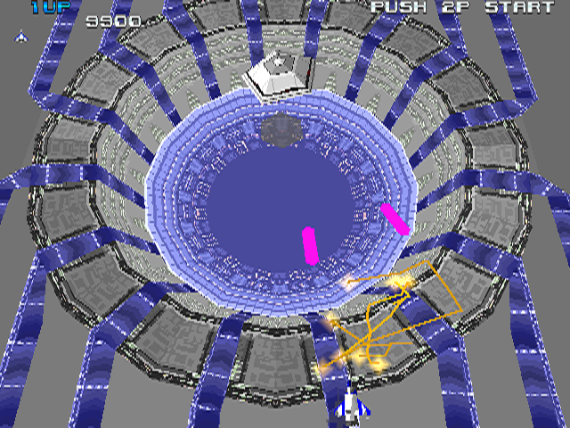 Xevious 3D/G (Arcade) screenshot: Core