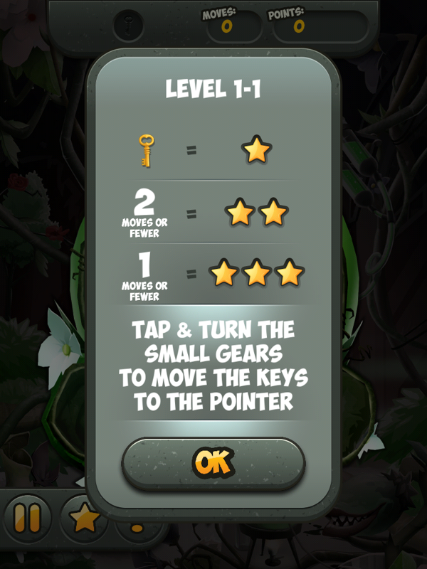 Wuzzit Trouble (iPad) screenshot: Starting level 1-1