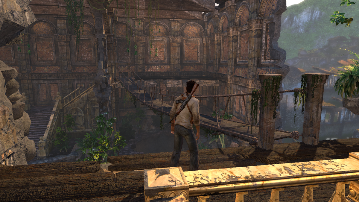 Uncharted: Drake's Fortune (PlayStation 3) screenshot: How come these gorgeous ruins weren't discovered before?