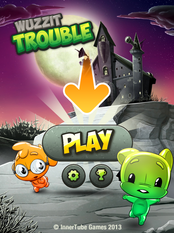 Wuzzit Trouble (iPad) screenshot: Title screen