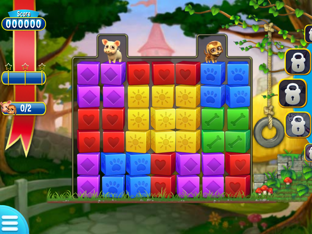 Screenshot Of Pet Rescue Saga (iPad, 2012) - MobyGames