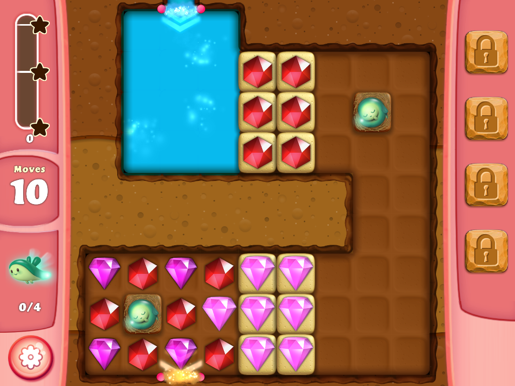 Screenshot of Diamond Digger Saga (iPad, 2014) - MobyGames