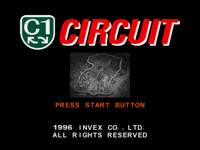 C1 Circuit (PlayStation) screenshot: Title screen