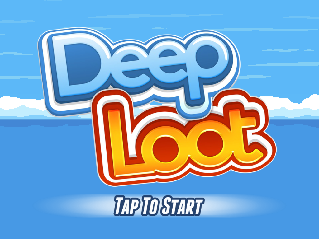 Deep Loot (iPad) screenshot: Title screen
