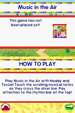 Noddy in Toyland (Nintendo DS) screenshot: How to play